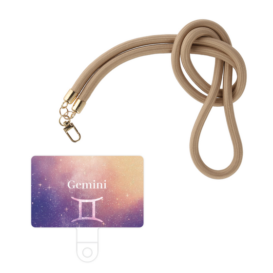 スマホショルダータグ［ STARRY SIGNS - オリジナル - Gemini ］