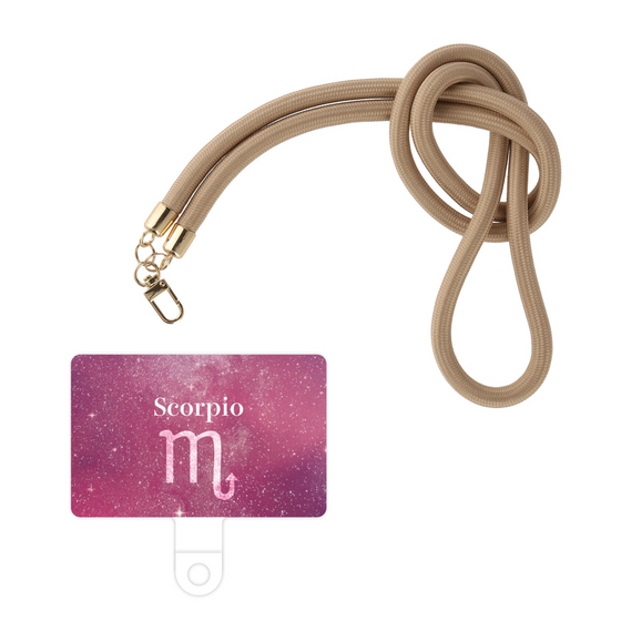 スマホショルダータグ［ STARRY SIGNS - オリジナル - Scorpio ］
