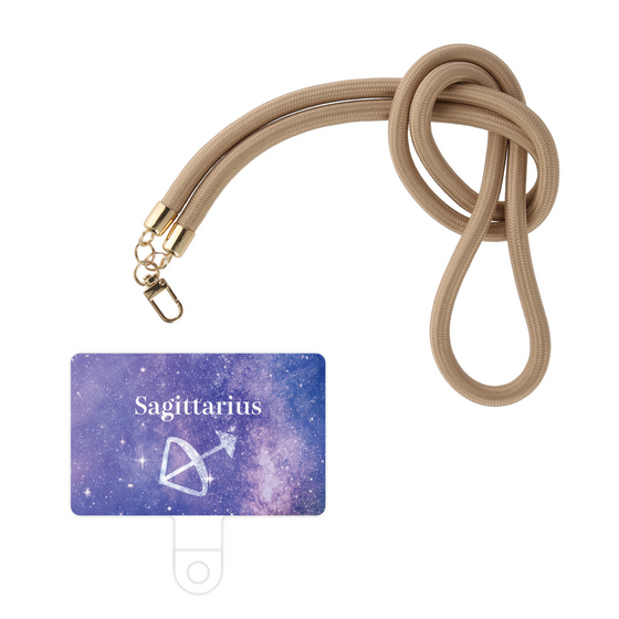 スマホショルダータグ［ STARRY SIGNS - オリジナル - Sagittarius ］