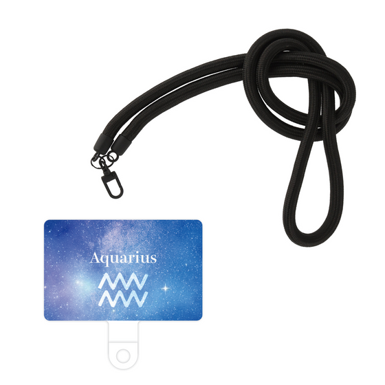 スマホショルダータグ［ STARRY SIGNS - オリジナル - Aquarius ］