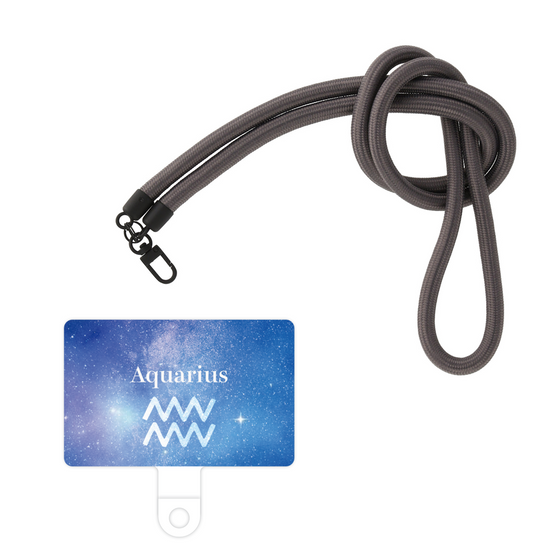 スマホショルダータグ［ STARRY SIGNS - オリジナル - Aquarius ］