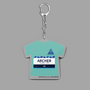 Tシャツ型アクリルキーホルダー［ Tシャツ型アクリルキーホルダー<ミントver.> - ARCHER ］