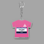 Tシャツ型アクリルキーホルダー［ Tシャツ型アクリルキーホルダー<ピンクver.> - OSUKE ］
