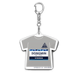Tシャツ型アクリルキーホルダー［ Tシャツ型アクリルキーホルダー<グレーver.> - DONGMIN ］