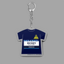 Tシャツ型アクリルキーホルダー［ Tシャツ型アクリルキーホルダー<ネイビーver.> - RICKEY ］