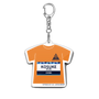 Tシャツ型アクリルキーホルダー［ Tシャツ型アクリルキーホルダー<オレンジver.> - KOSUKE ］