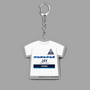 Tシャツ型アクリルキーホルダー［ Tシャツ型アクリルキーホルダー<ホワイトver.> - JAY ］
