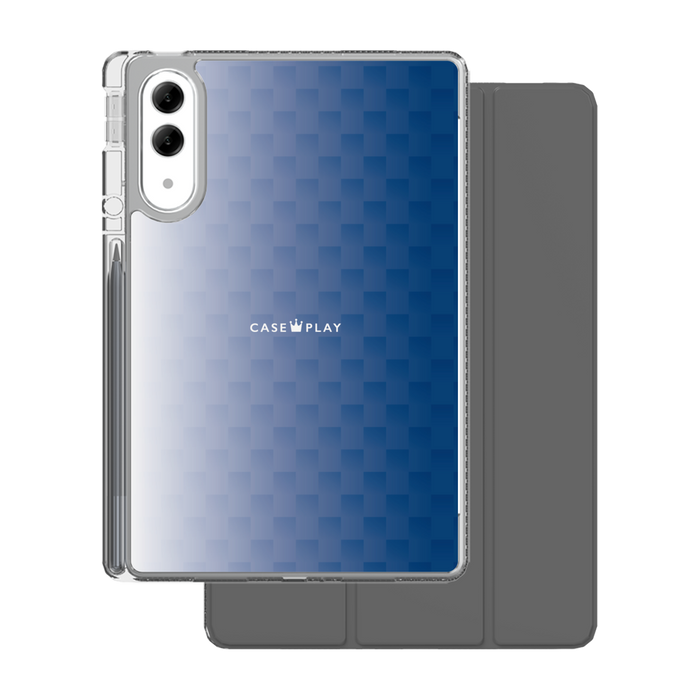 フォリオケース［ CASEPLAY Check - Blue ］