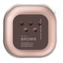 ワイヤレスイヤホンケース［ BROWN-Chocolate ］