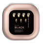 ワイヤレスイヤホンケース［ BLACK-Oyster ］
