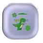 ワイヤレスイヤホンケース［ DRAWING PAPER Green ］