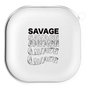 ワイヤレスイヤホンケース［ SAVAGE Black ］