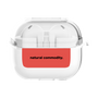 ワイヤレスイヤホンケース［ NATURAL COMMODITY Red ］