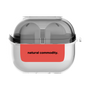 ワイヤレスイヤホンケース［ NATURAL COMMODITY Red ］