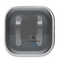 ワイヤレスイヤホンケース［ LANVIN en Bleu - Logo Pattern - Black ］