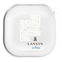 ワイヤレスイヤホンケース［ LANVIN en Bleu - Logo Pattern - White ］