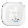 ワイヤレスイヤホンケース［ LANVIN en Bleu - Logo Pattern - White ］