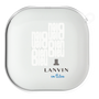ワイヤレスイヤホンケース［ LANVIN en Bleu - Logo Pattern - White ］