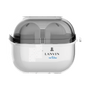 ワイヤレスイヤホンケース［ LANVIN en Bleu - Logo Pattern - White ］