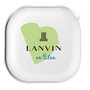 ワイヤレスイヤホンケース［ LANVIN en Bleu Hearts Green - ランバン ハート グリーン ］