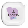 ワイヤレスイヤホンケース［ LANVIN en Bleu Hearts Purple - ランバン ハート パープル ］