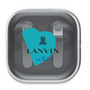 ワイヤレスイヤホンケース［ LANVIN en Bleu Hearts Blue - ランバン ハート ブルー ］