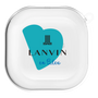 ワイヤレスイヤホンケース［ LANVIN en Bleu Hearts Blue - ランバン ハート ブルー ］