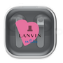 ワイヤレスイヤホンケース［ LANVIN en Bleu Hearts Pink - ランバン ハート ピンク ］
