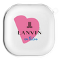 ワイヤレスイヤホンケース［ LANVIN en Bleu Hearts Pink - ランバン ハート ピンク ］