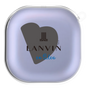 ワイヤレスイヤホンケース［ LANVIN en Bleu Hearts Black - ランバン ハート ブラック ］