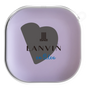 ワイヤレスイヤホンケース［ LANVIN en Bleu Hearts Black - ランバン ハート ブラック ］
