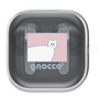 ワイヤレスイヤホンケース［ gnocco - スクエア - ピンク ］