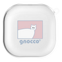 ワイヤレスイヤホンケース［ gnocco - スクエア - ピンク ］