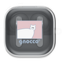 ワイヤレスイヤホンケース［ gnocco - スクエア - ピンク ］