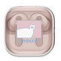 ワイヤレスイヤホンケース［ gnocco - スクエア - ピンク ］