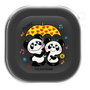 ワイヤレスイヤホンケース［ 内藤ルネ - RUNE Panda ］