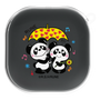 ワイヤレスイヤホンケース［ 内藤ルネ - RUNE Panda ］