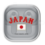 ワイヤレスイヤホンケース［ 侍ジャパン - ワードマーク - 紅色 ］
