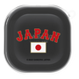 ワイヤレスイヤホンケース［ 侍ジャパン - ワードマーク - 紅色 ］