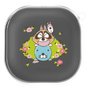 ワイヤレスイヤホンケース［ ぼのぼの - お花 ］