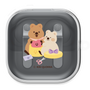 ワイヤレスイヤホンケース［ KiKiQUOKKA - ハピネス ］