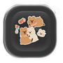 ワイヤレスイヤホンケース［ KiKiQUOKKA - ステッカー ］
