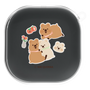 ワイヤレスイヤホンケース［ KiKiQUOKKA - ステッカー ］