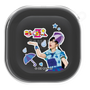 ワイヤレスイヤホンケース［ ももくろちゃんZ - れいにーれにちゃん - 総柄 ］