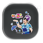 ワイヤレスイヤホンケース［ ももくろちゃんZ - れいにーれにちゃん - 総柄 ］