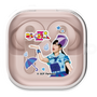ワイヤレスイヤホンケース［ ももくろちゃんZ - れいにーれにちゃん - 総柄 ］