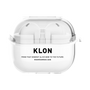 ワイヤレスイヤホンケース［ KLON - ロゴ - ブラック ］