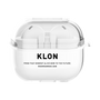 ワイヤレスイヤホンケース［ KLON - ロゴ - ブラック ］
