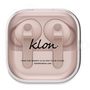 ワイヤレスイヤホンケース［ KLON - 筆記体ロゴ - ブラック ］