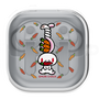 ワイヤレスイヤホンケース［ 汎用うさぎ - ニンジンとキャロットベリー ］